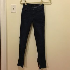 7 For All Mankind Skinny Cigarette Jean Dark Wash