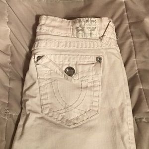 White La Idol Capris size 7