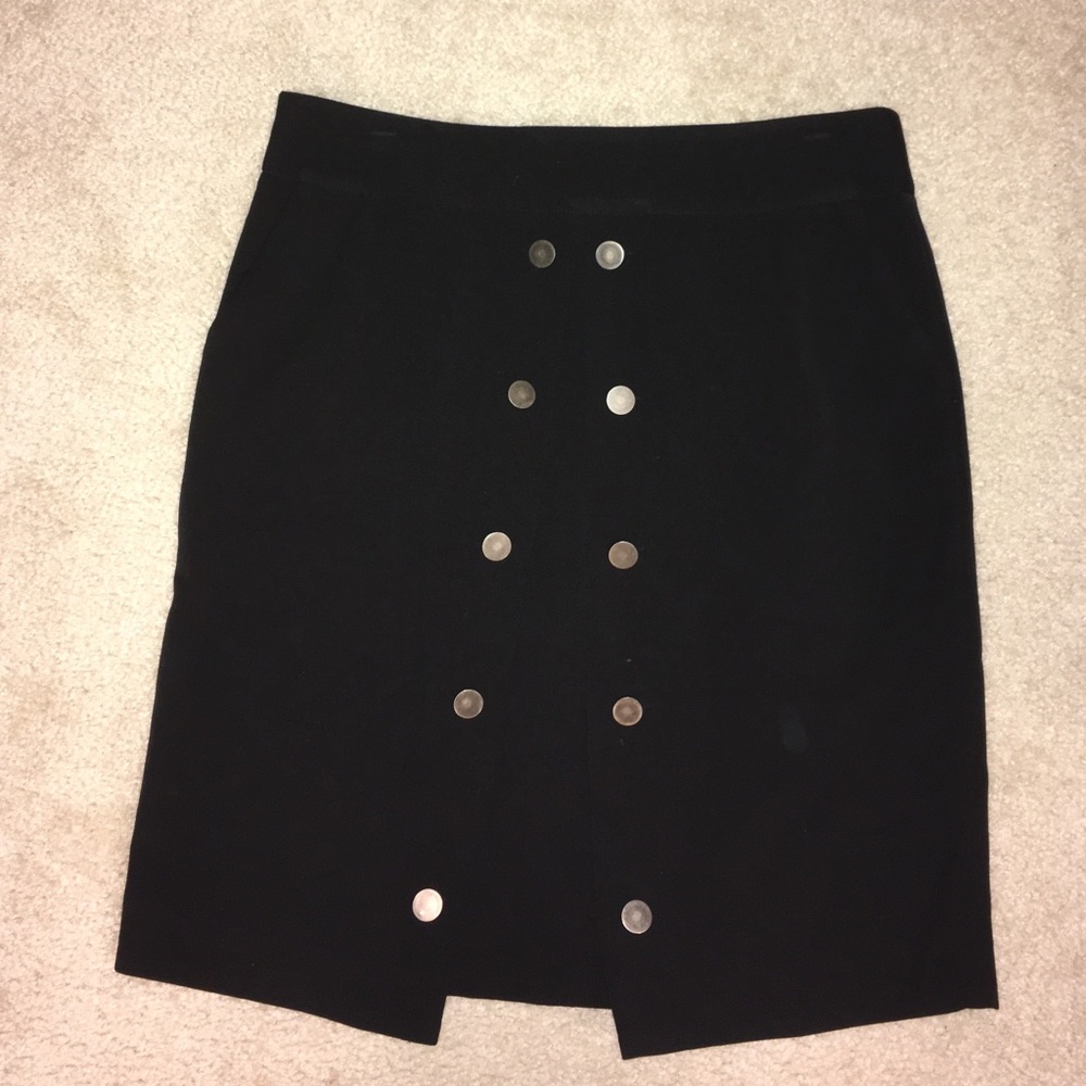 Black skirt with tags