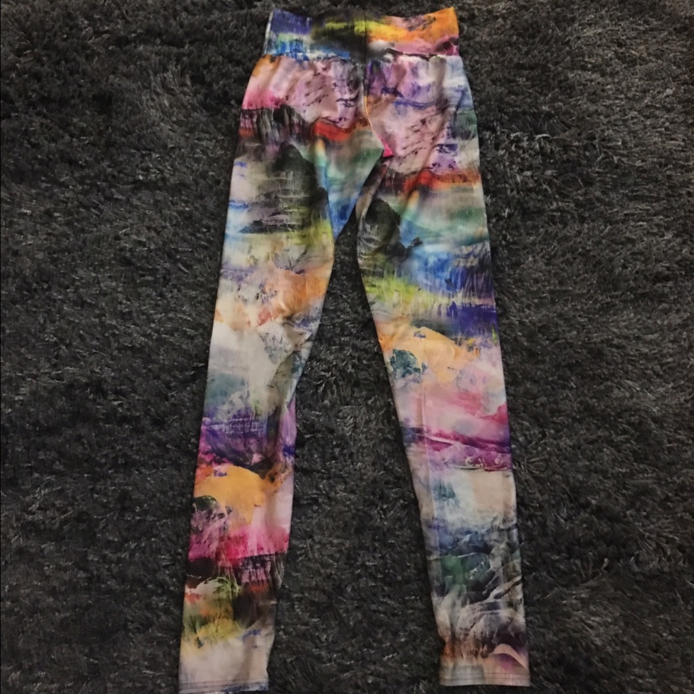 Galaxy / mountain print leggings
