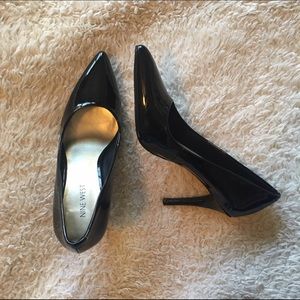 Nine West // Black Patent Pumps