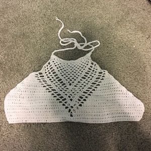Crochet swim top