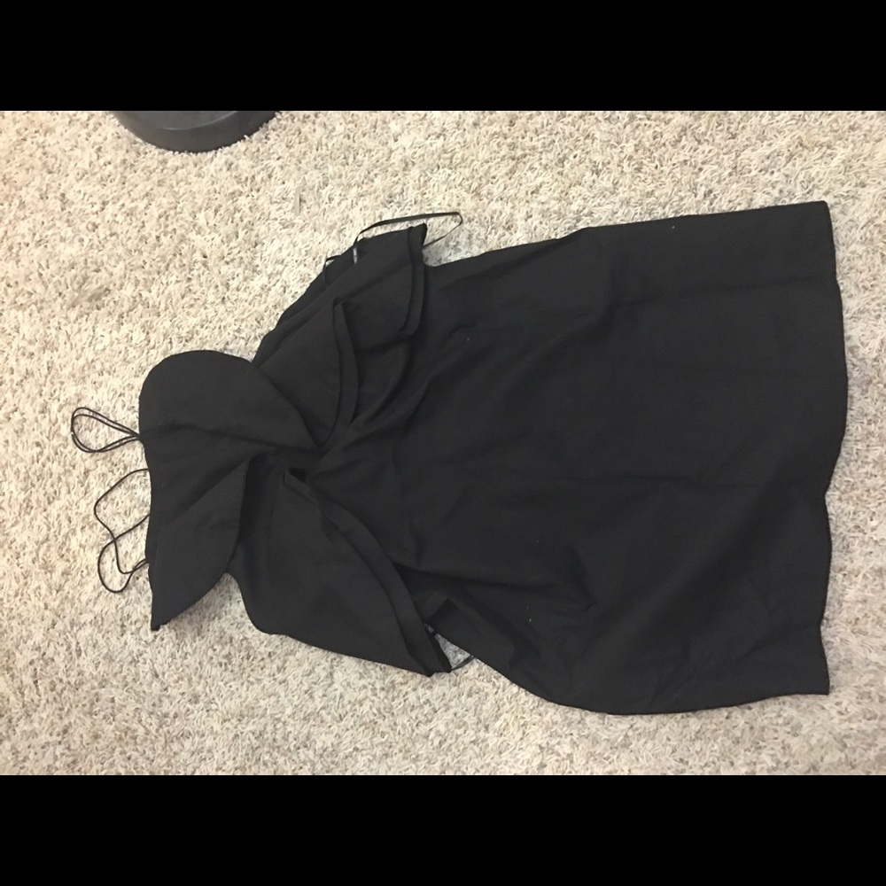 Love couture black dress with scrappy back