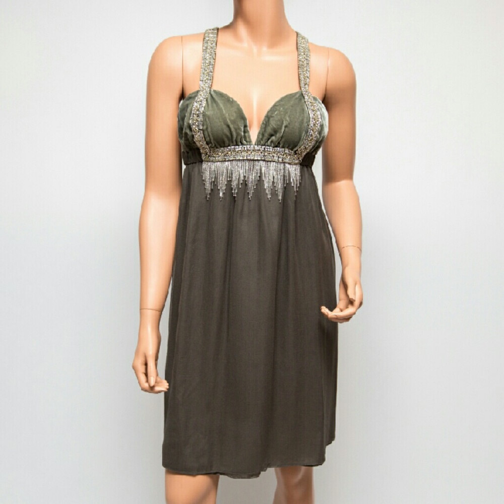 Ingwa Melero Beaded Shadow Star Dress