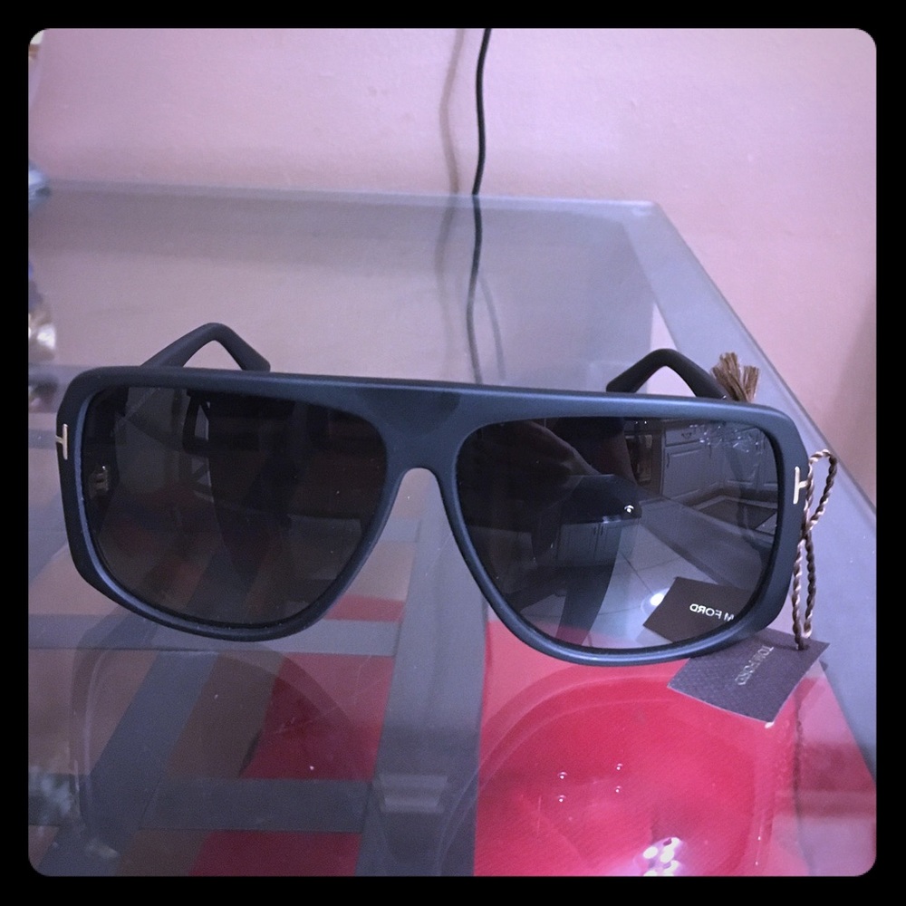 Matte black Tom Ford glasses