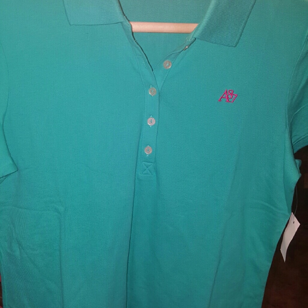 Turquoise Aeropostale shirt