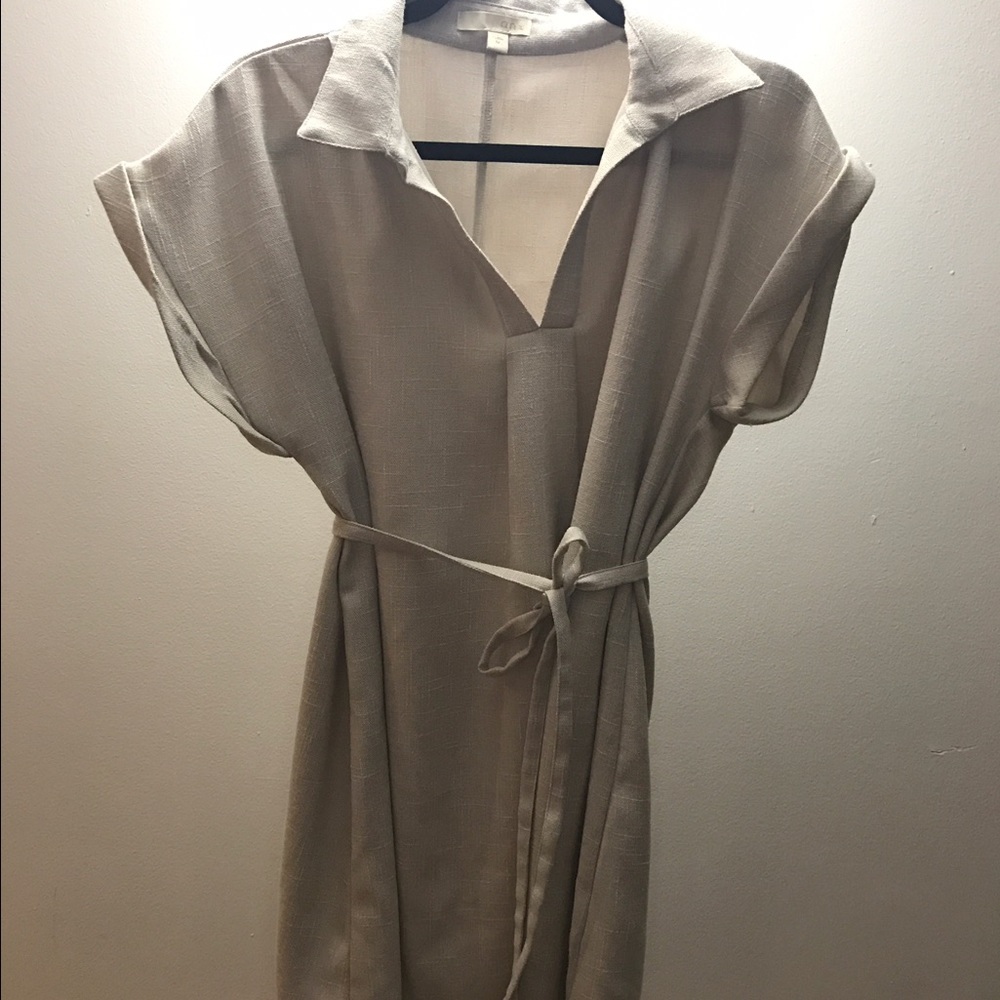 Tan tunic style dress