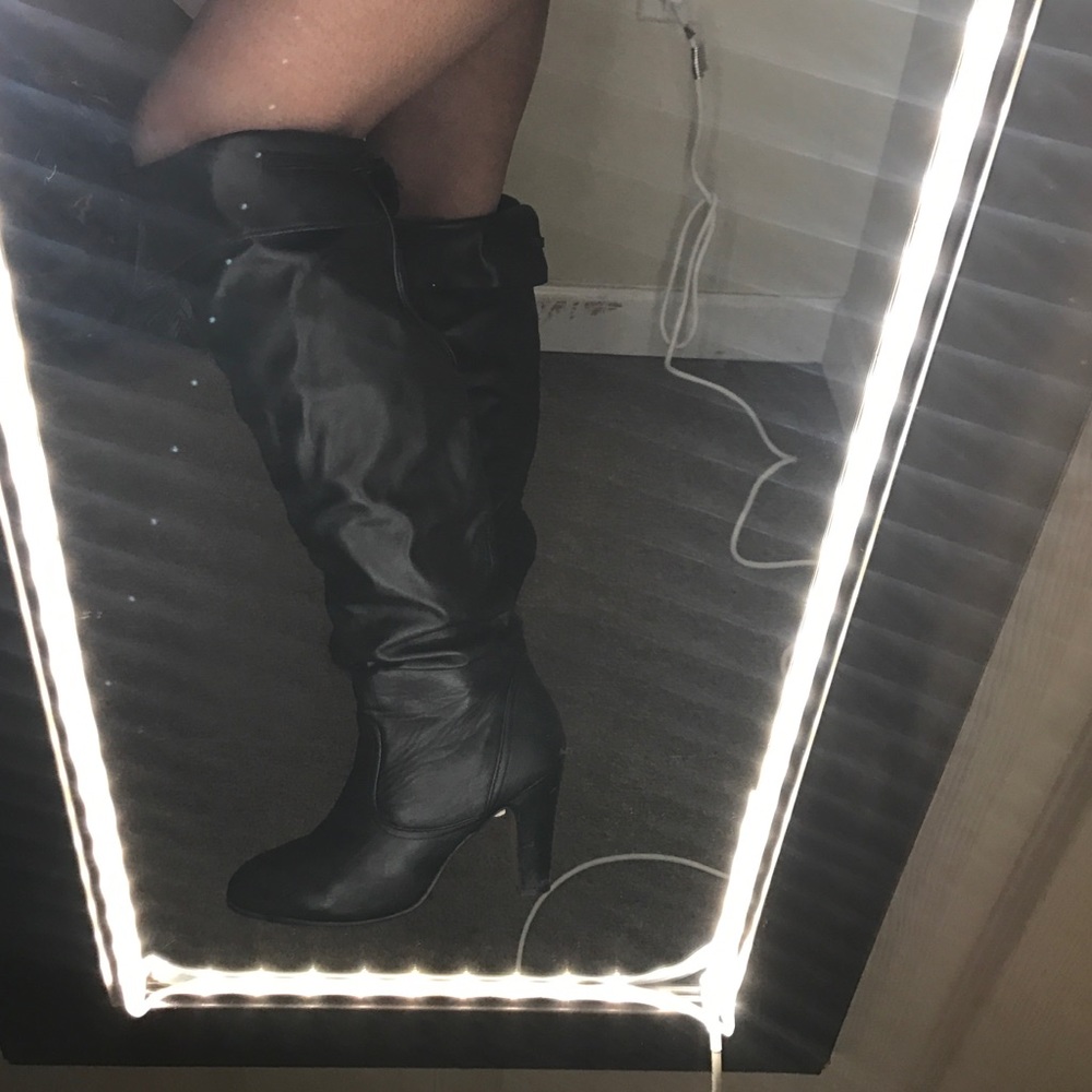 Heeled over the knee boots