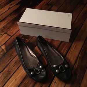 💥 REDUCED!💥 Coach leather black flats