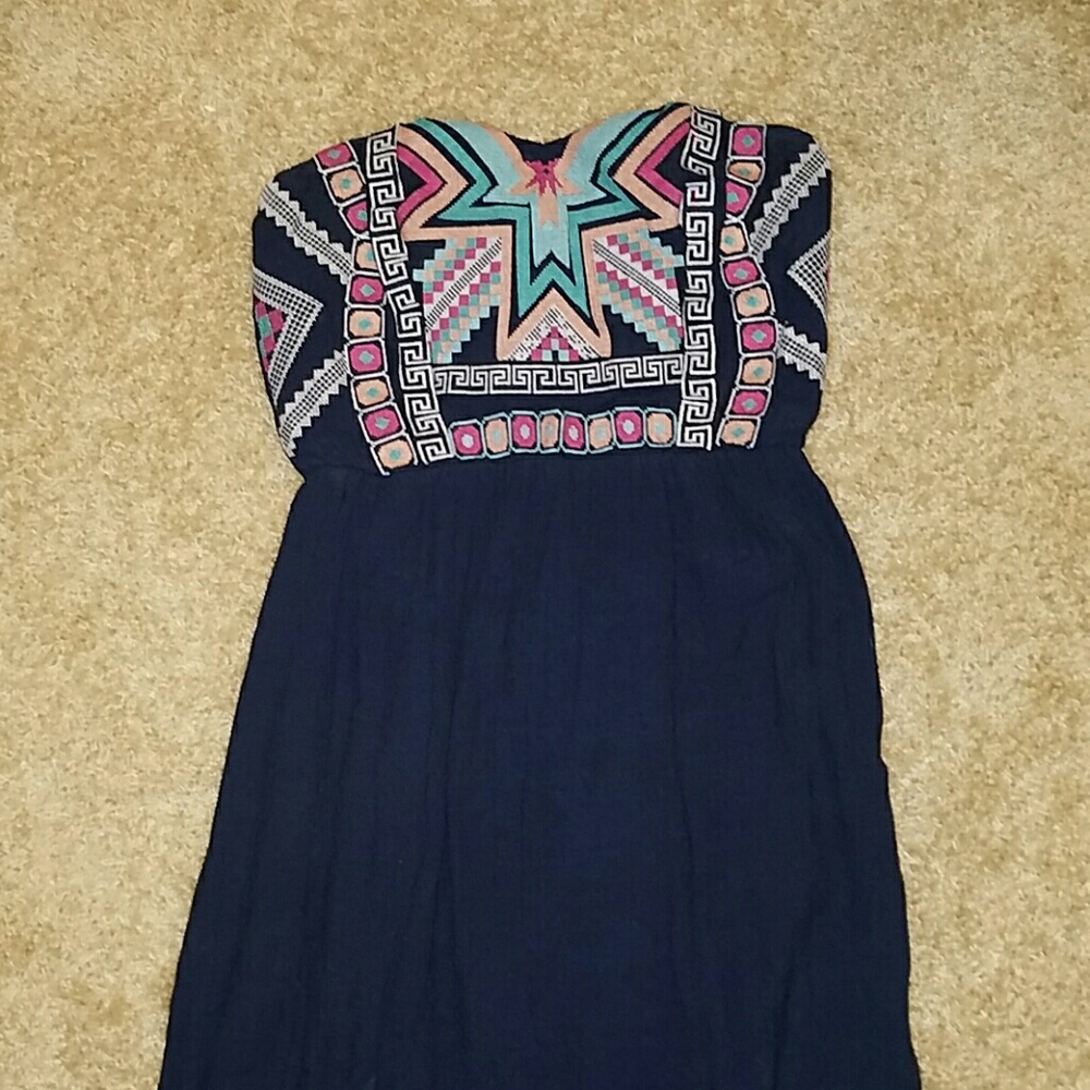 Aztec maxi dress