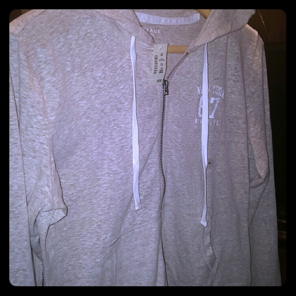 Grey X-Large Aeropostale Zip up Hoodie