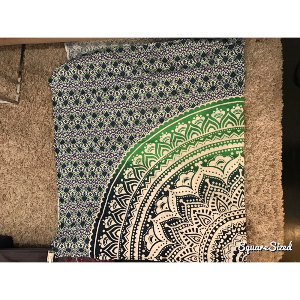 Blue tapestry
