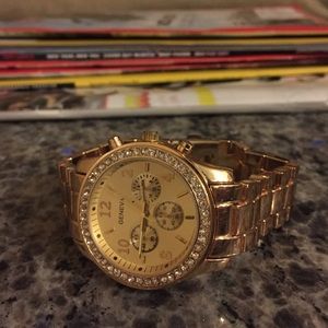 Geneva Gold Link Watch