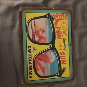 Vintage Capitola Beach Sign