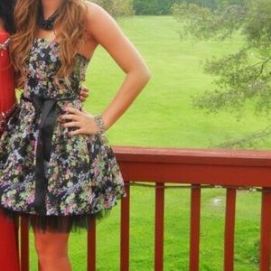 Homecoming, Or Special Occasion Floral Print Dress