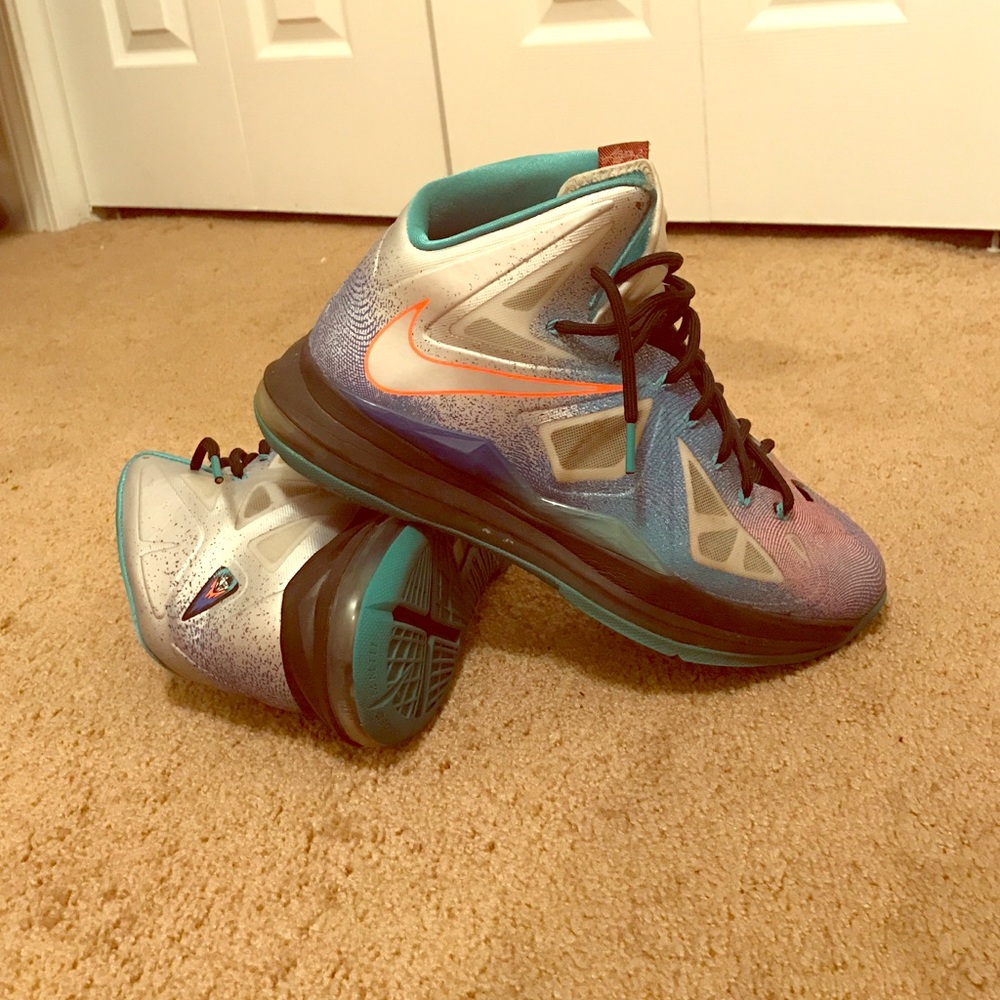 Mens Lebron X "Pure Platinum"