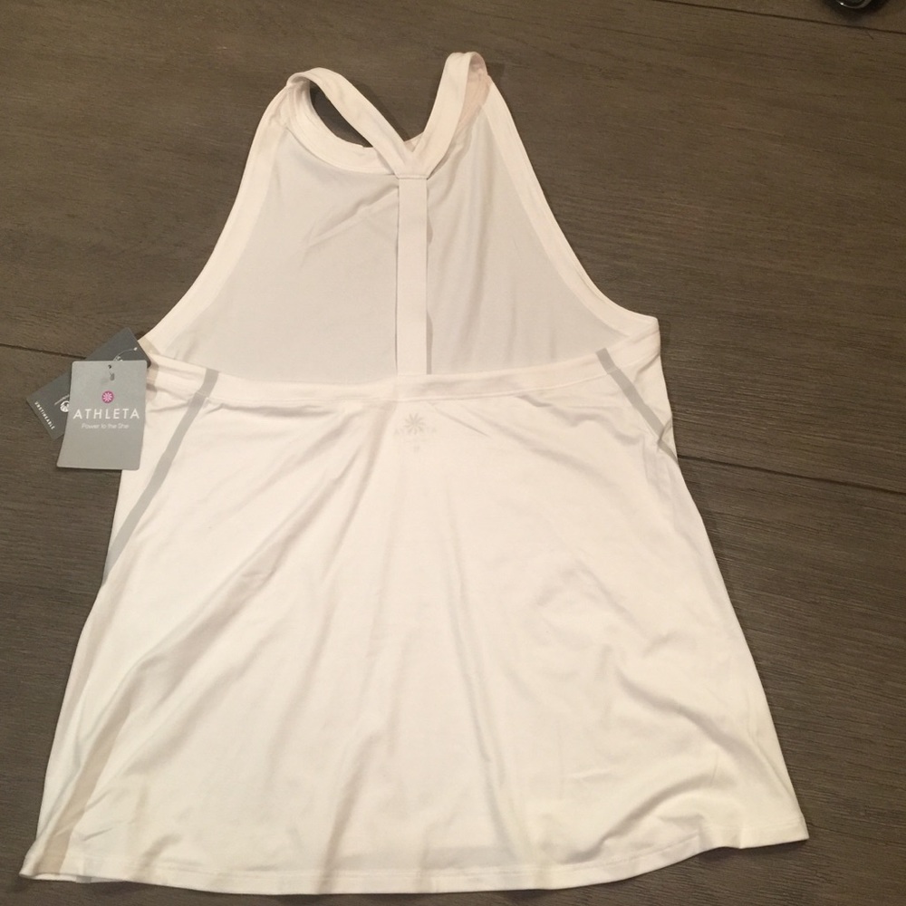 New Athleta "power Chi" tank. White, size medium.