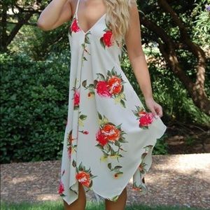 Flowy floral dress