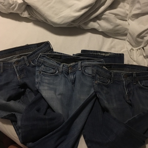 COH Ingrid Stretch Low Rise Flare Jeans 3 PAIR - Picture 4 of 4