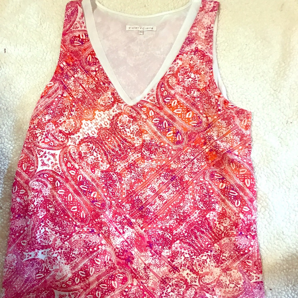 Violet and Claire sleeveless top