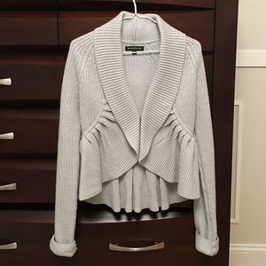 Light gray cardigan