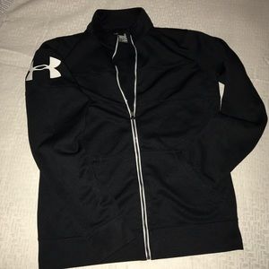Black Under Armour zip up jacket