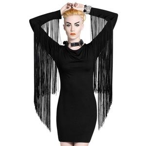 🌙🌹Host Pick🖤✨ Killstar Huntress Fringe dress