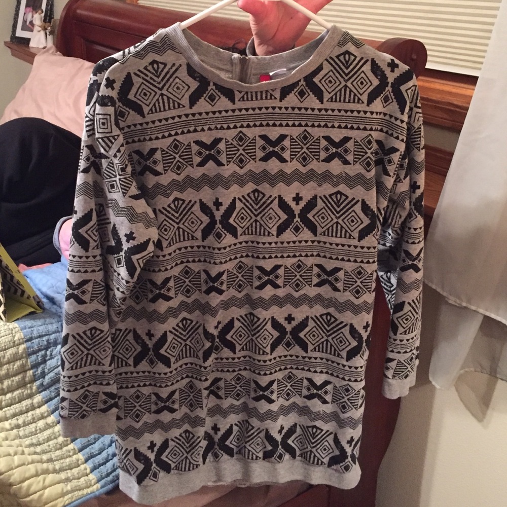 Printed Sweater