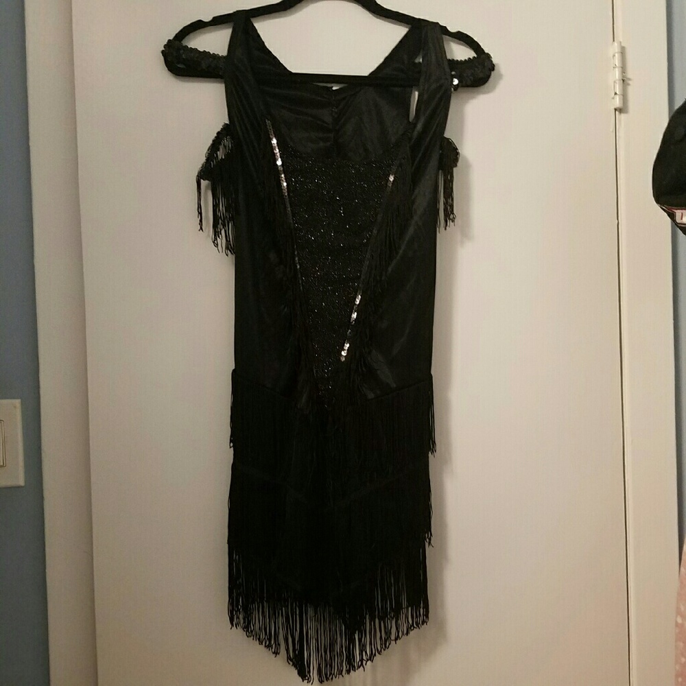 Black flapper costume