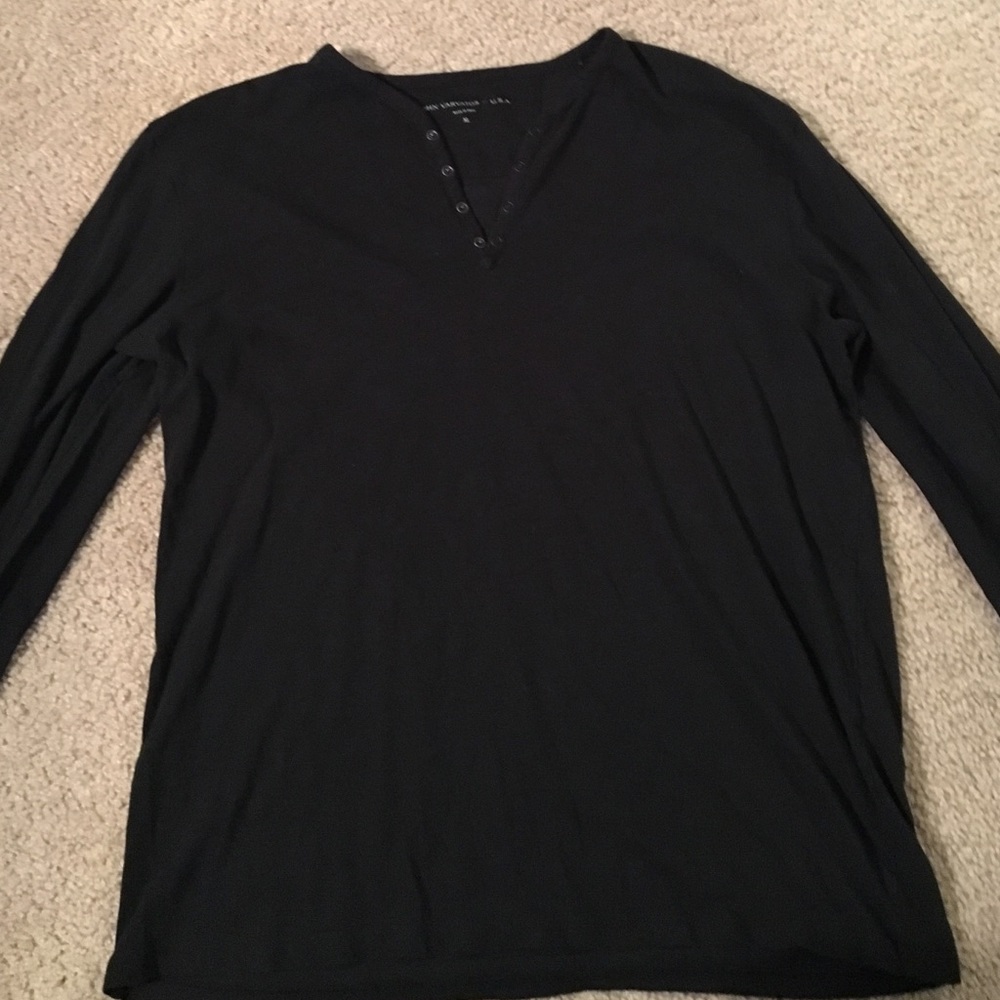 John Varvatos long sleeve Snap Henley