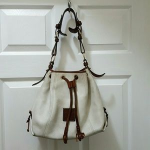 Dooney & Bourke drawstring leather shoulder Dooney & Bourke drawstring leather shoulder