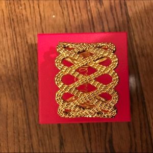 Lilly pulitzer gold cuff