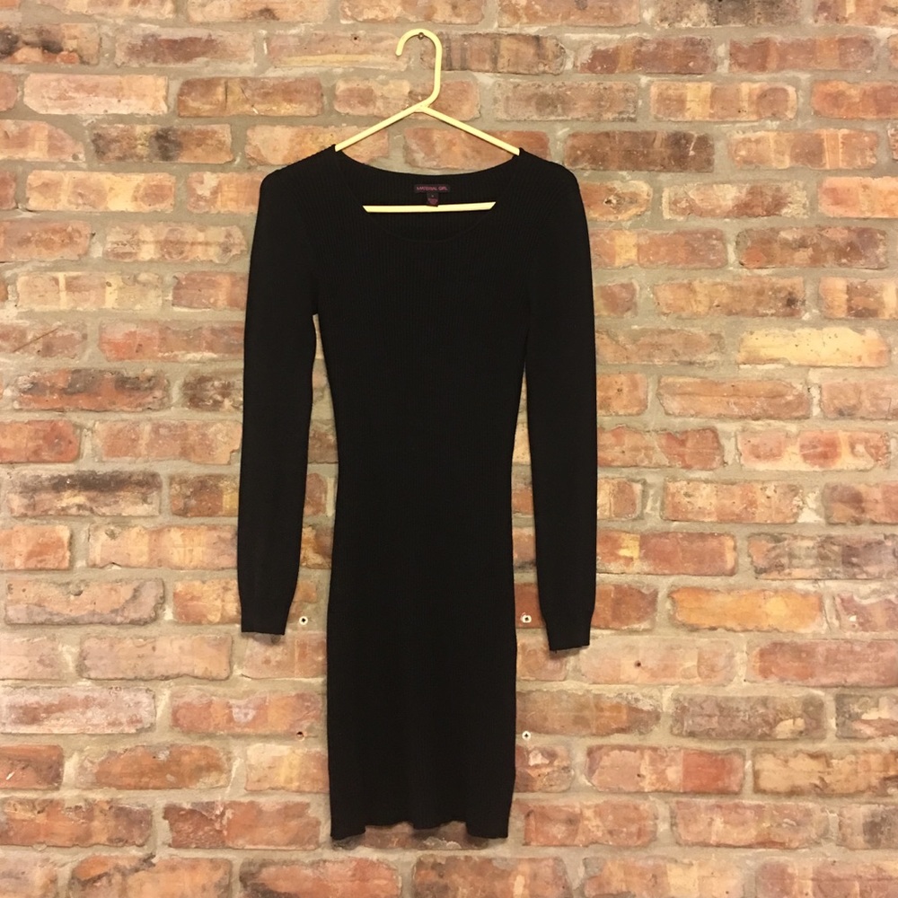 Long-sleeve Sweater Dress