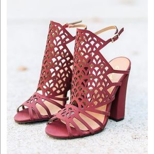 6.5 Brick Red Heel