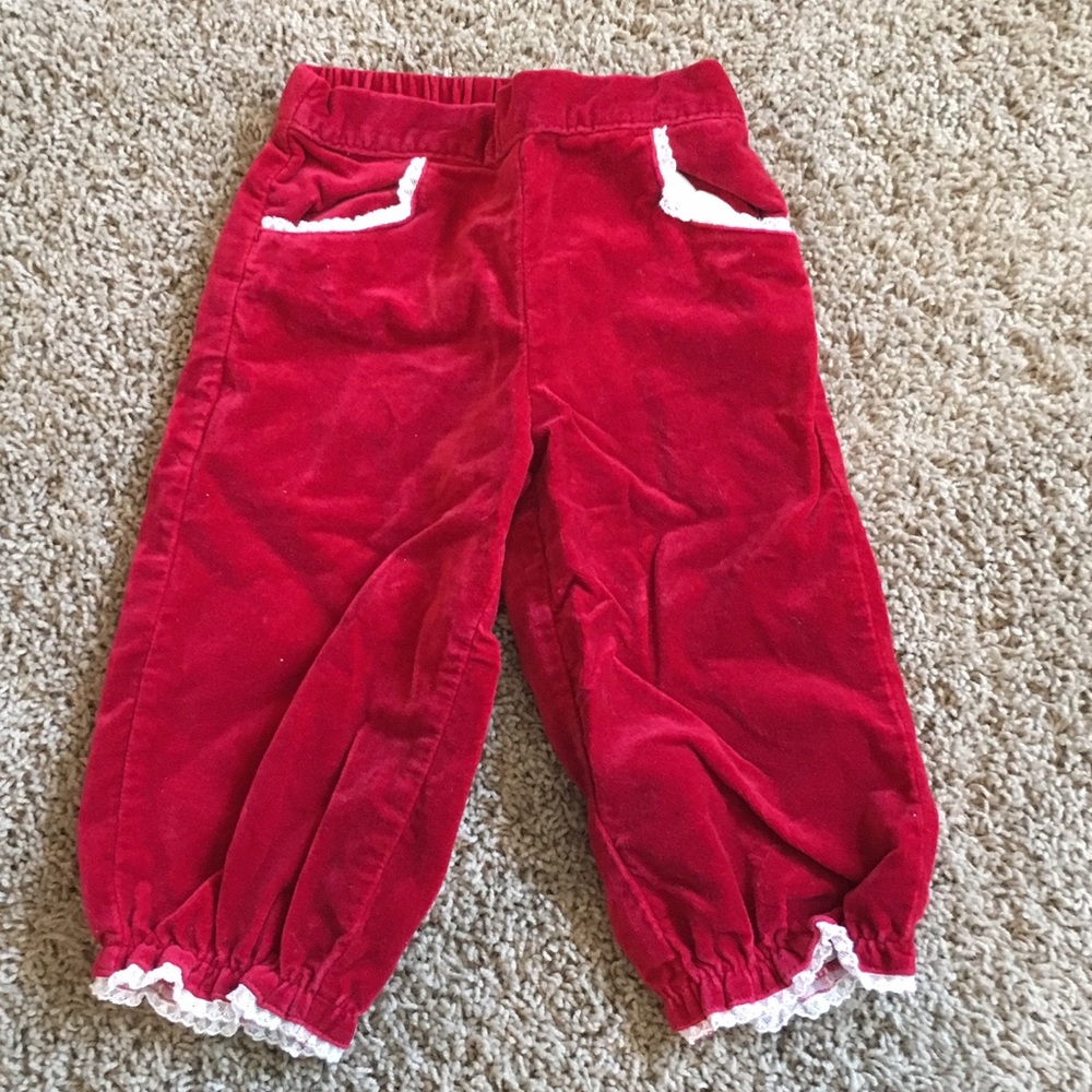 SALE! Adorable Janie & Jack velvet pants
