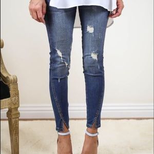 Vici Collection Jeans - Vici Collection Split Ankle Denim Vici Collection Jeans - Vici Collection Split Ankle Denim