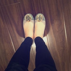 Tory Burch flats blue