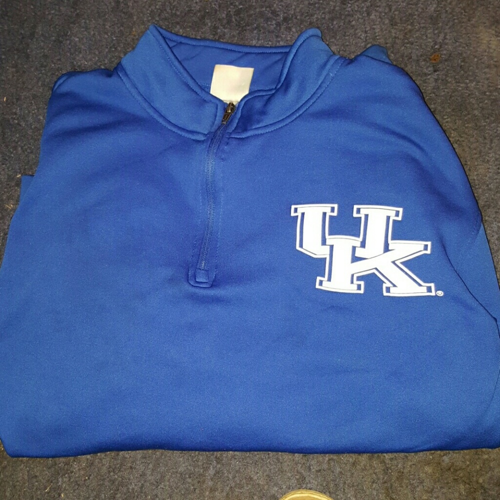 UK half-zip sweat shirt