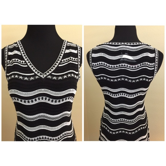 S O L D Stars & Stripes Knit Size 40 Dress - Picture 4 of 6