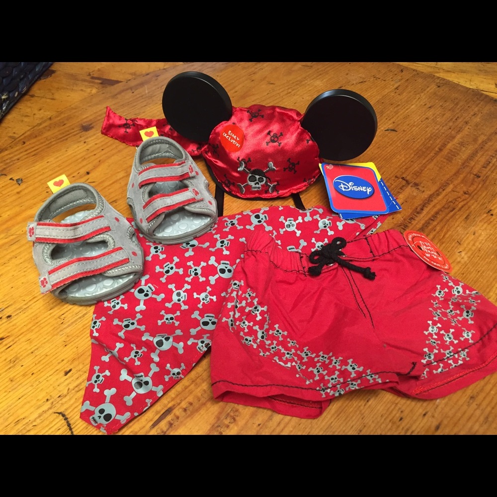 Build a Bear Disney Pirate out fit
