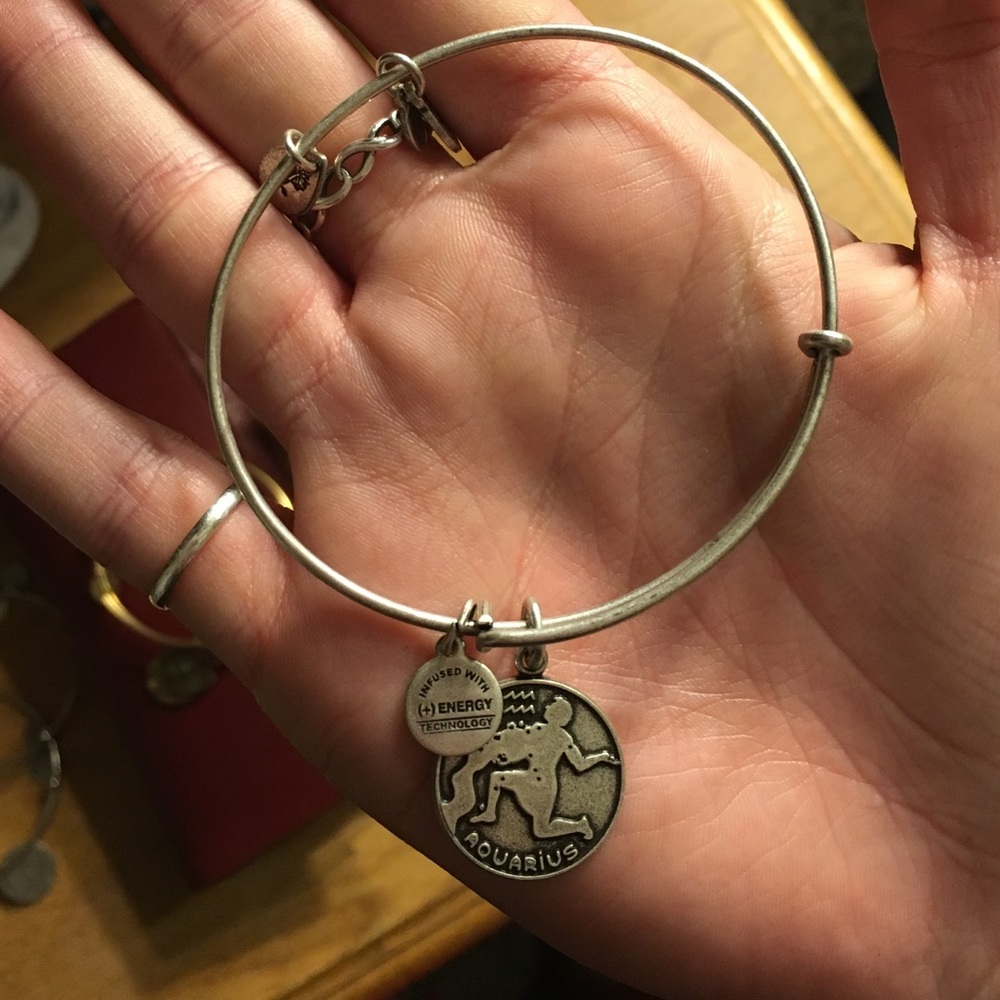 Alex and ani Aquarius bracelet