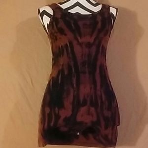 New custom reverse dye tank top size L