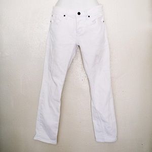 white XXX RUDE skinny jeans