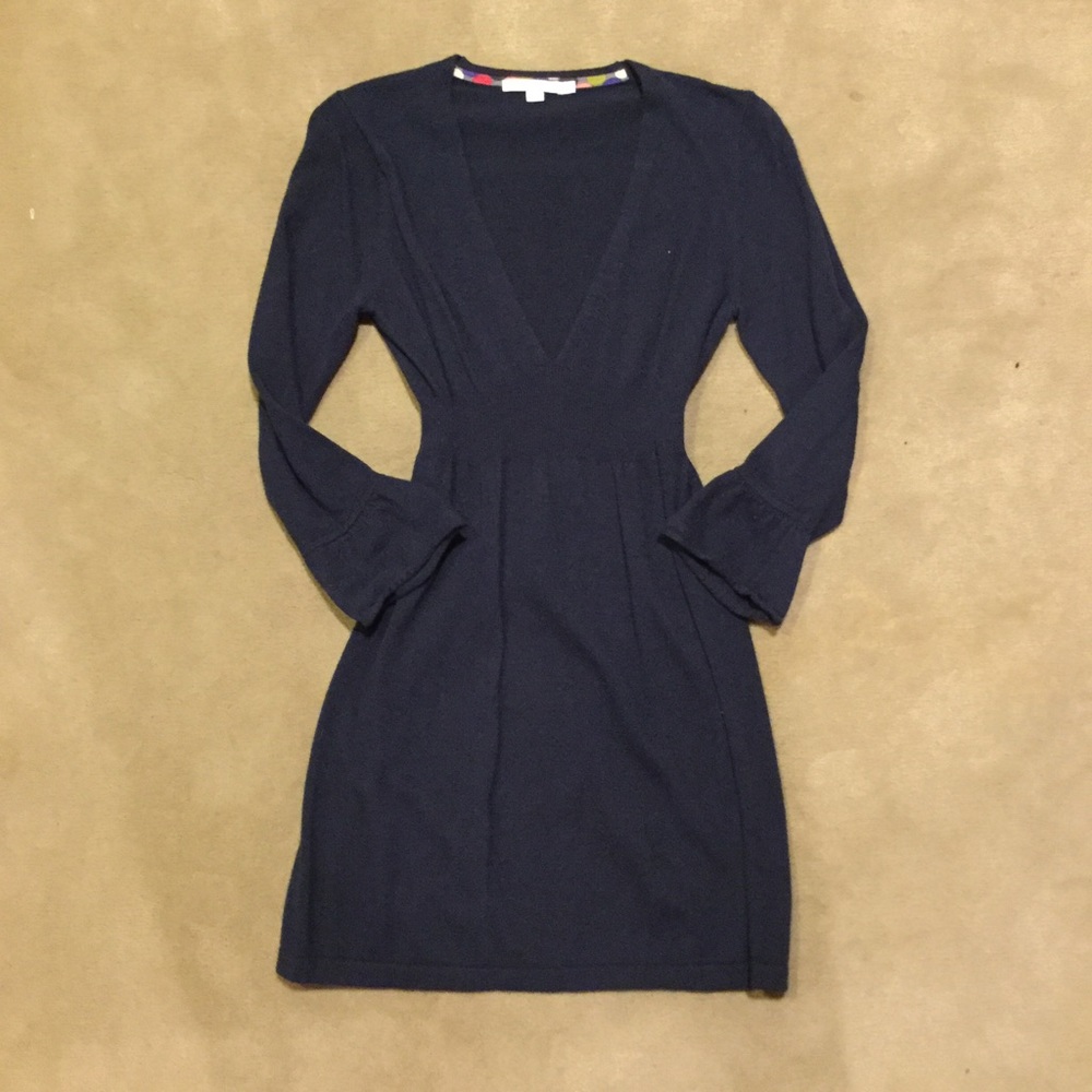 Boden Navy Blue Sweater Dress