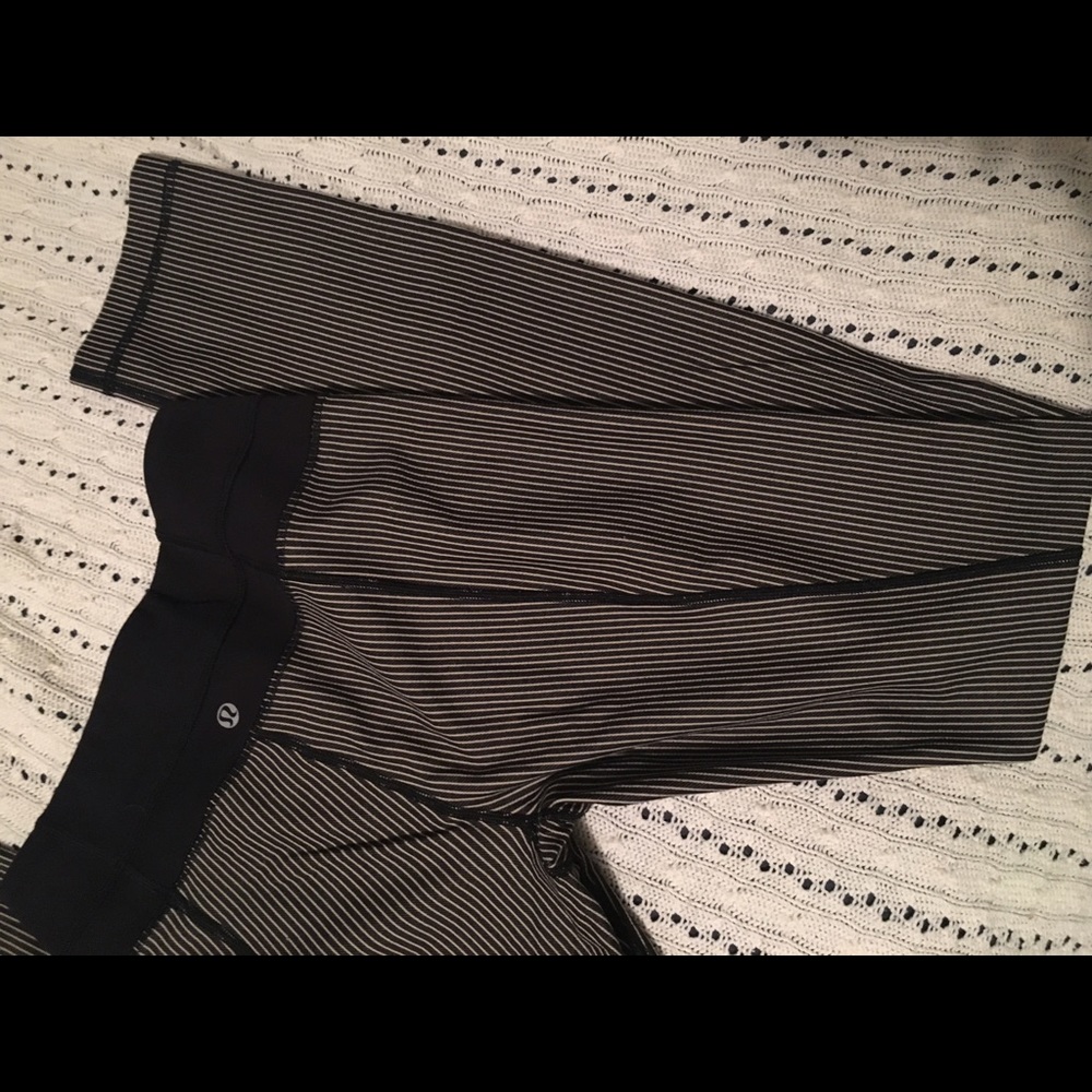 Lululemon 6 striped leggings