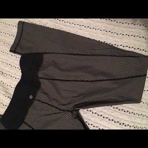Lululemon 6 striped leggings