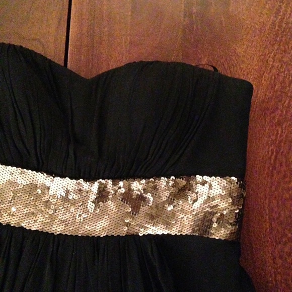 Robert Rodriguez black dress w/ gold sequins! - Picture 2 of 4
