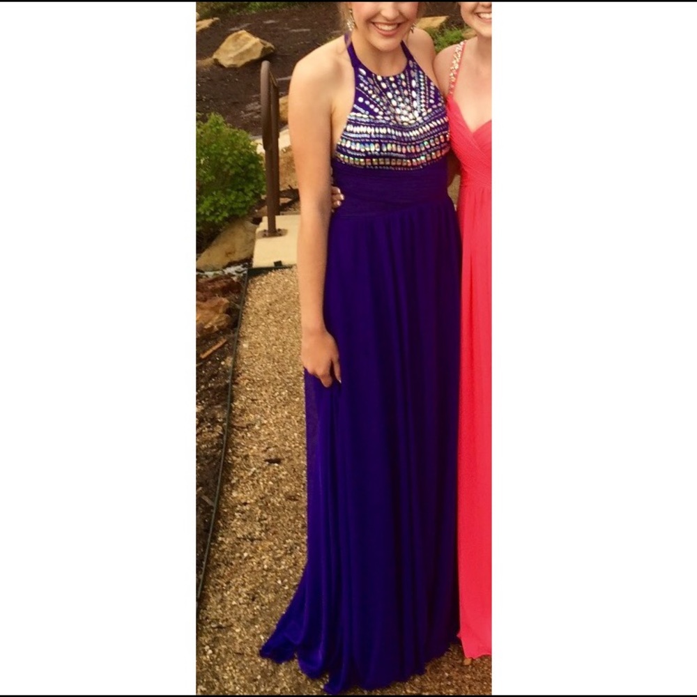 Purple prom dress, formal dress!