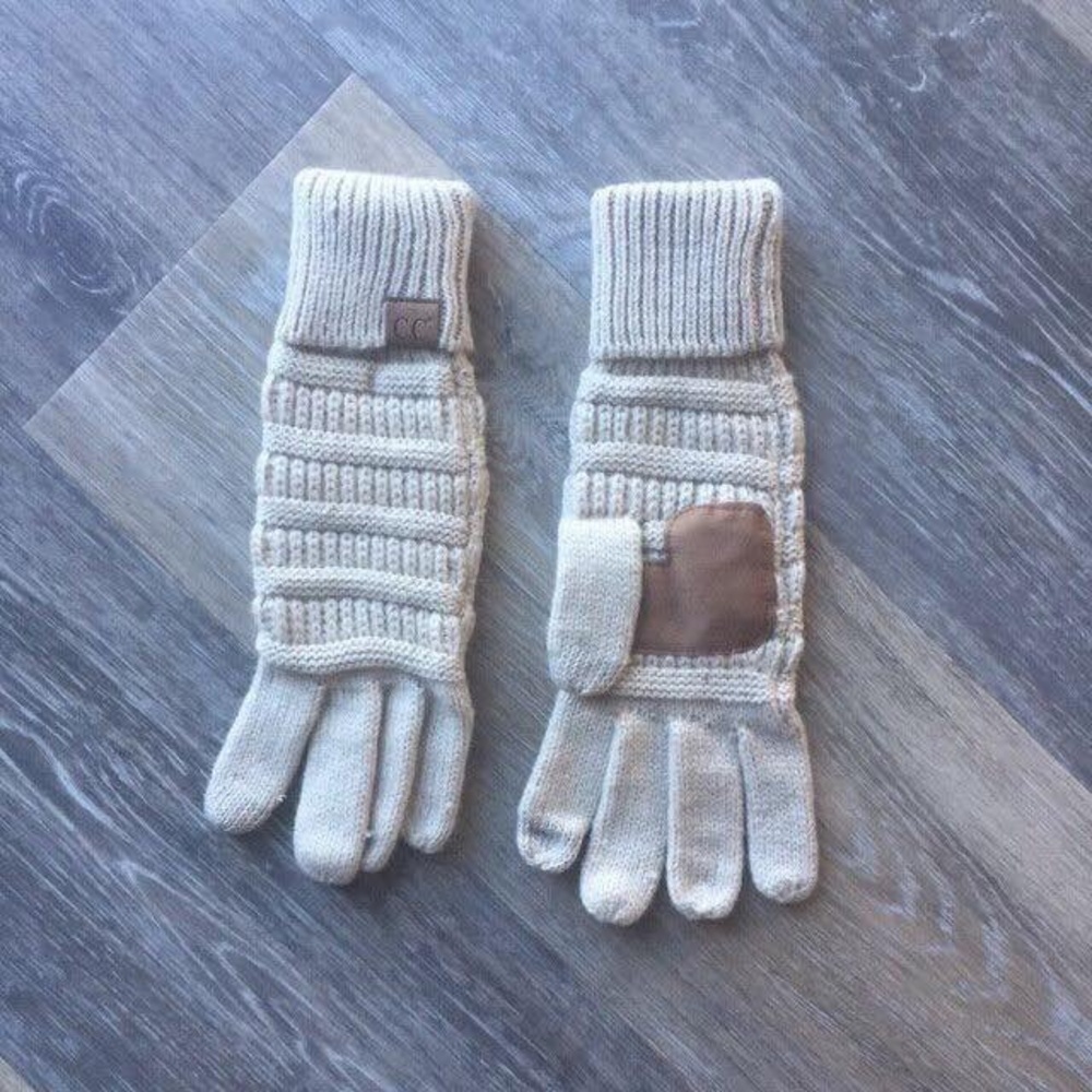 NWT - Apricot Lane - Cable Knit Gloves -