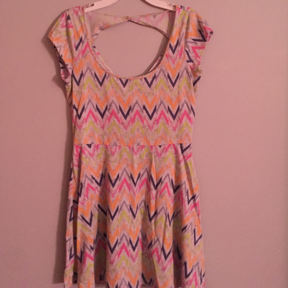 Chevron print dress!